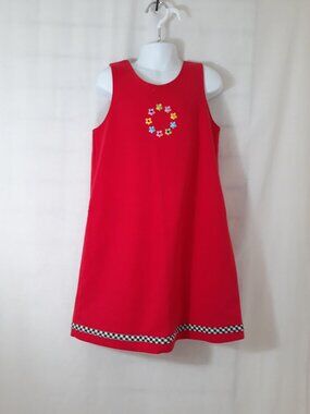 Vintage Chez Ami by Patsy Aiken - Red Knit Dress or Jumper - Size 7